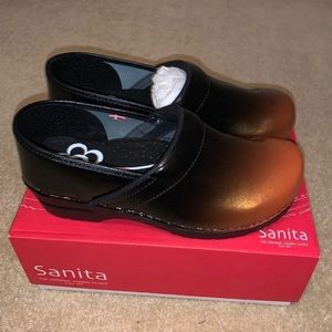 Sanita Milan Printed Patent Clog